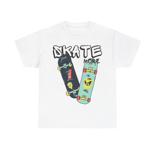 Skate Tshirt Skate Boarding SB Vintage Graphic Unisex Heavy Cotton Tee