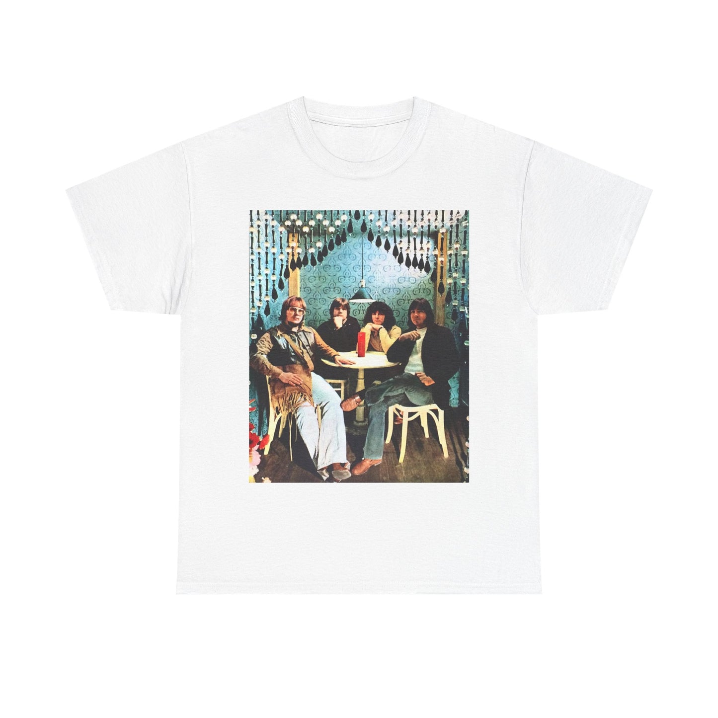 The guess who T-shirt vintage classic rock nostalgia Unisex Heavy Cotton Tee