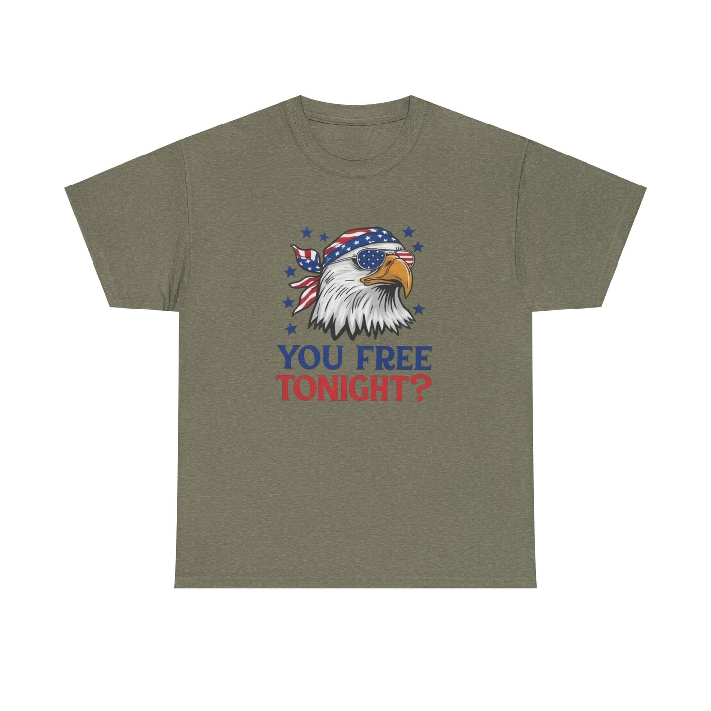 American Freedom Bald Eagle Graphic T-Shirt Unisex Heavy Cotton Tee NEW