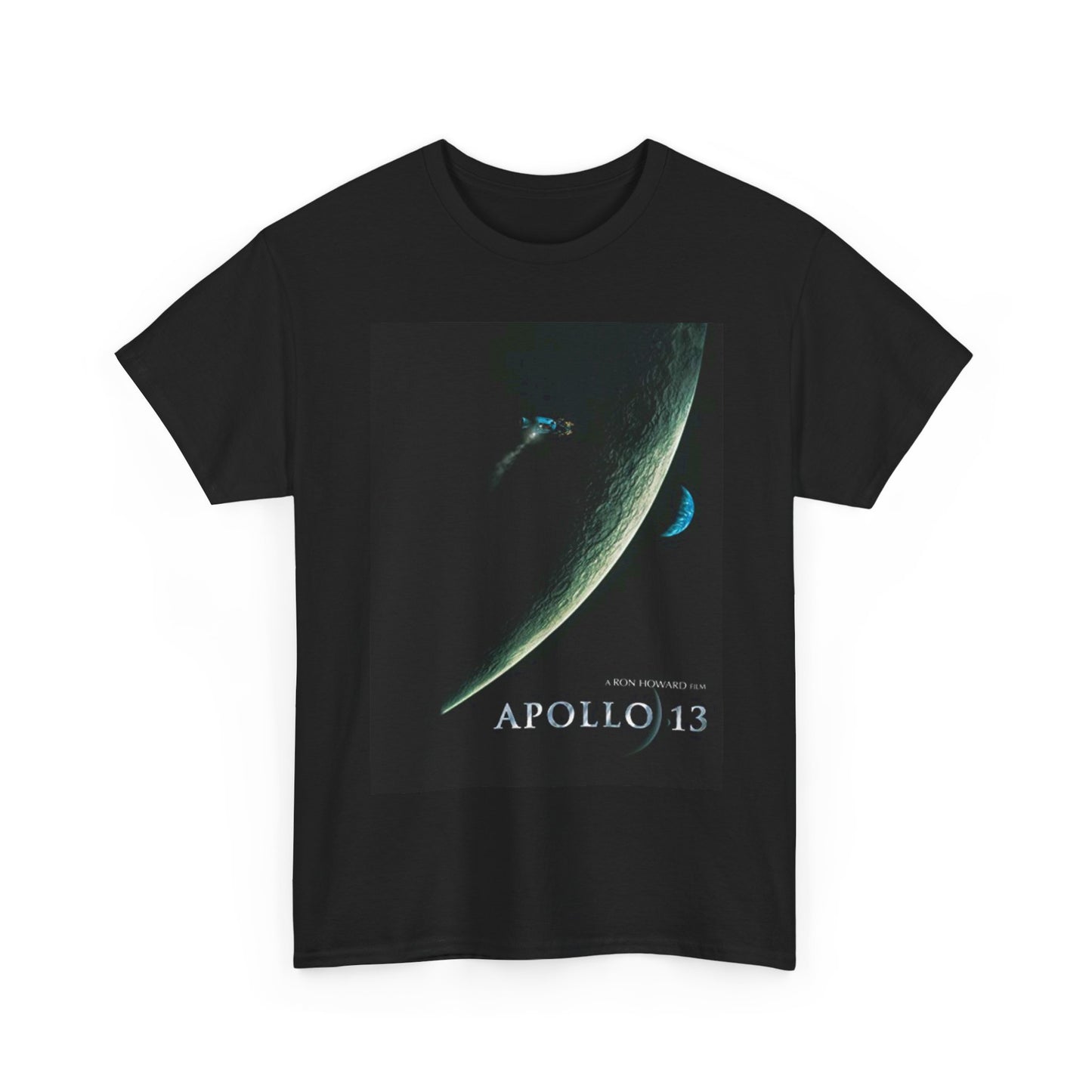 Apollo 13 T Shirt Vintage Movie Poster Retro Moon Unisex Heavy Cotton Tee