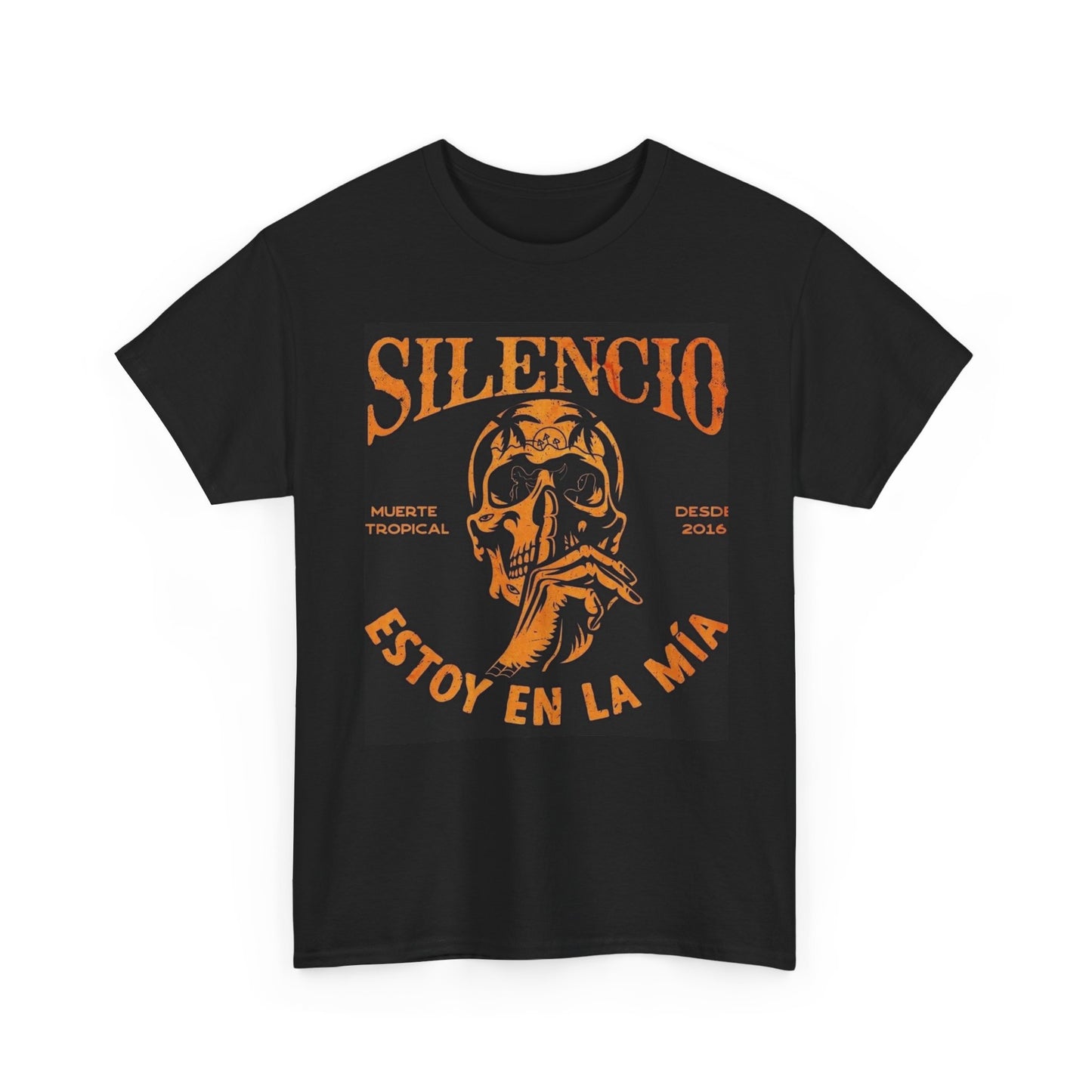Silencio Shirt Retro Unisex Mens Womens Heavy Cotton Tee New