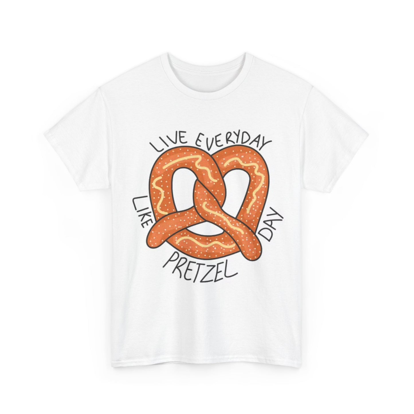 The Office Pretzel Day Tshirt Funny Michael scott dwight Unisex Heavy Cotton Tee