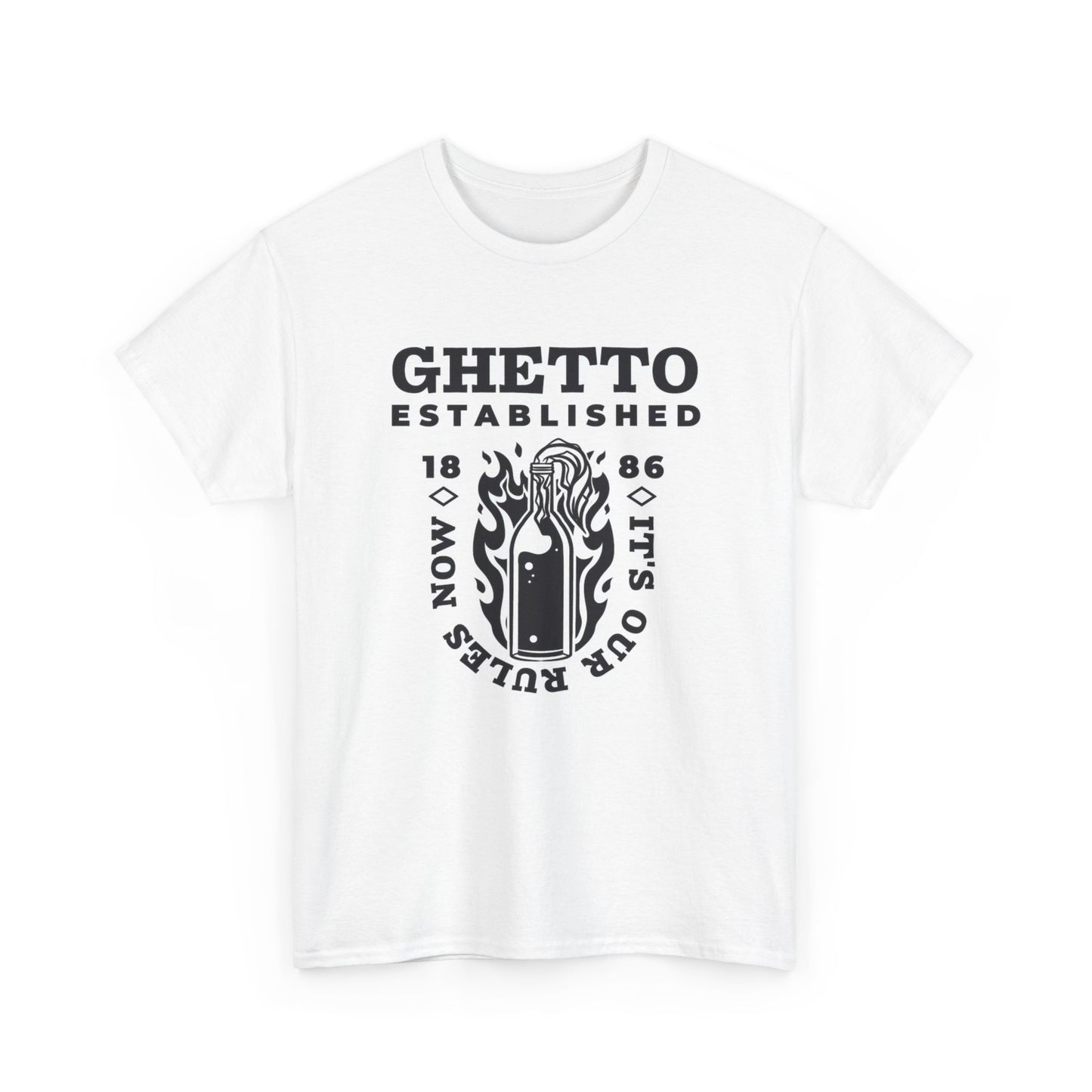Ghetto Established Graphic T Shirt Unisex Heavy Cotton Tee