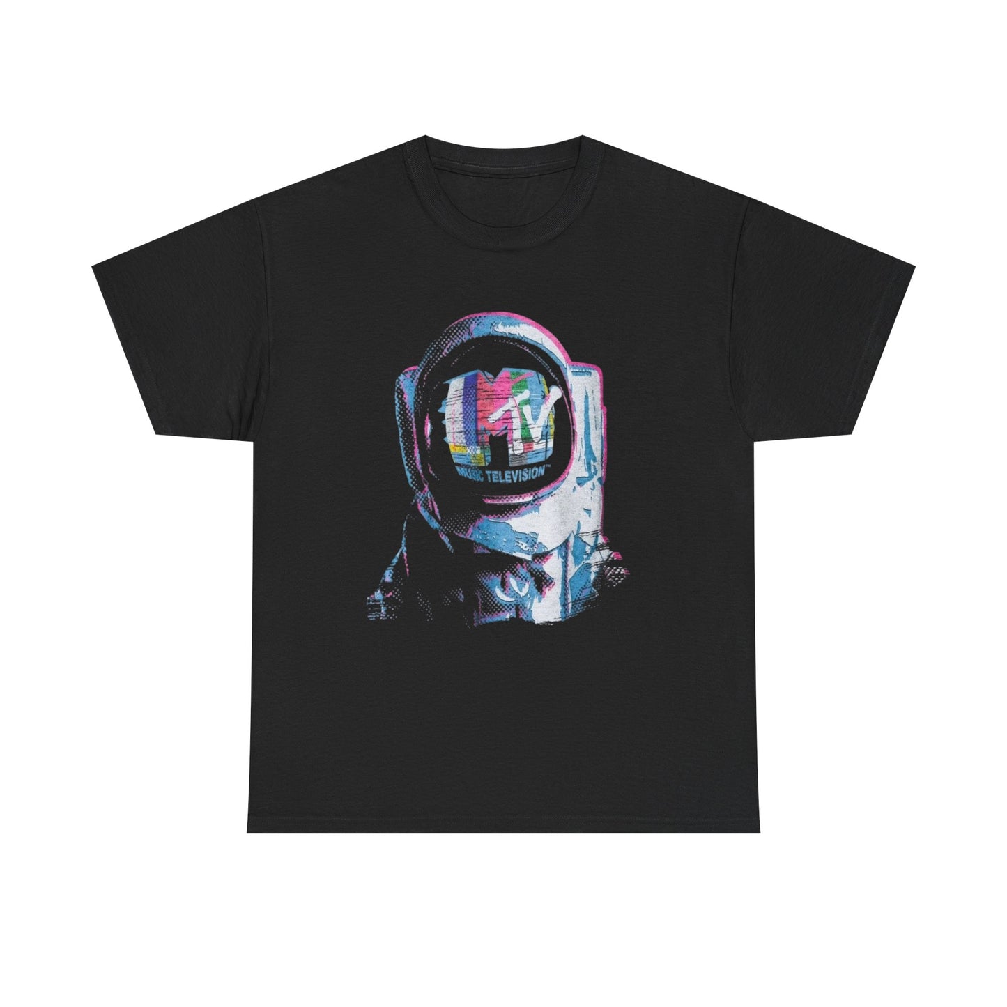 MTV Vintage Spaceman 90s Graphic T Shirt Unisex Heavy Cotton Tee