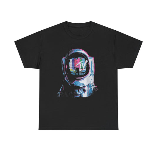 MTV Vintage Spaceman 90s Graphic T Shirt Unisex Heavy Cotton Tee