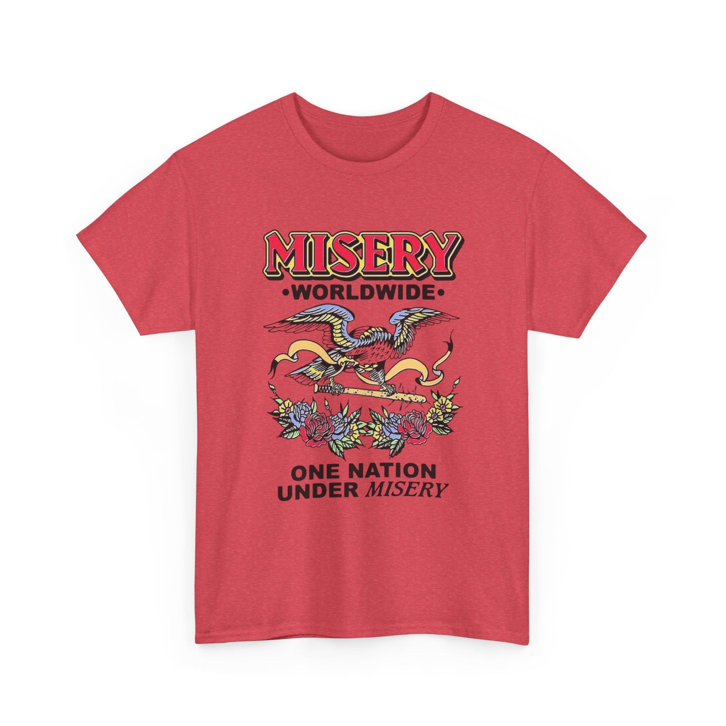 Misery Worldwide Graphic T Shirt Unisex Heavy Cotton Tee