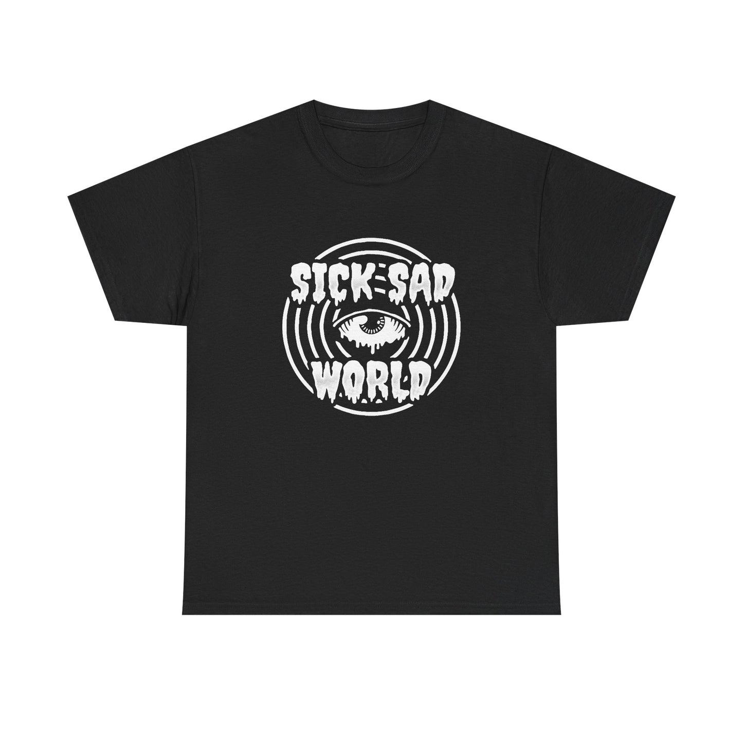 Sick Sad World Graphic T Shirt Unisex Heavy Cotton Tee