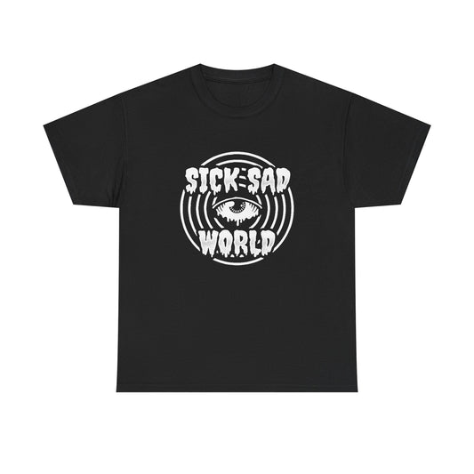 Sick Sad World Graphic T Shirt Unisex Heavy Cotton Tee