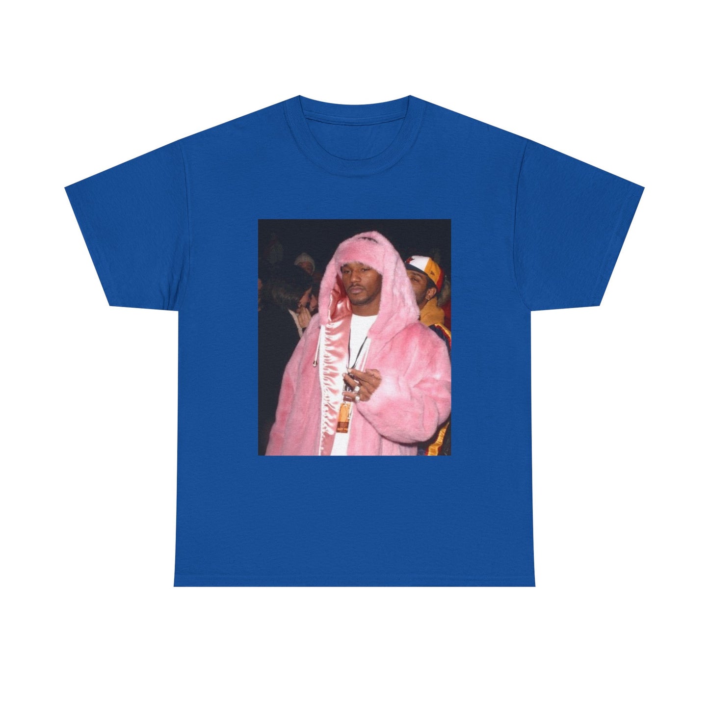 Camron diplomats T-shirt vintage pink fur coat graphic Rap Unisex Heavy Cotton
