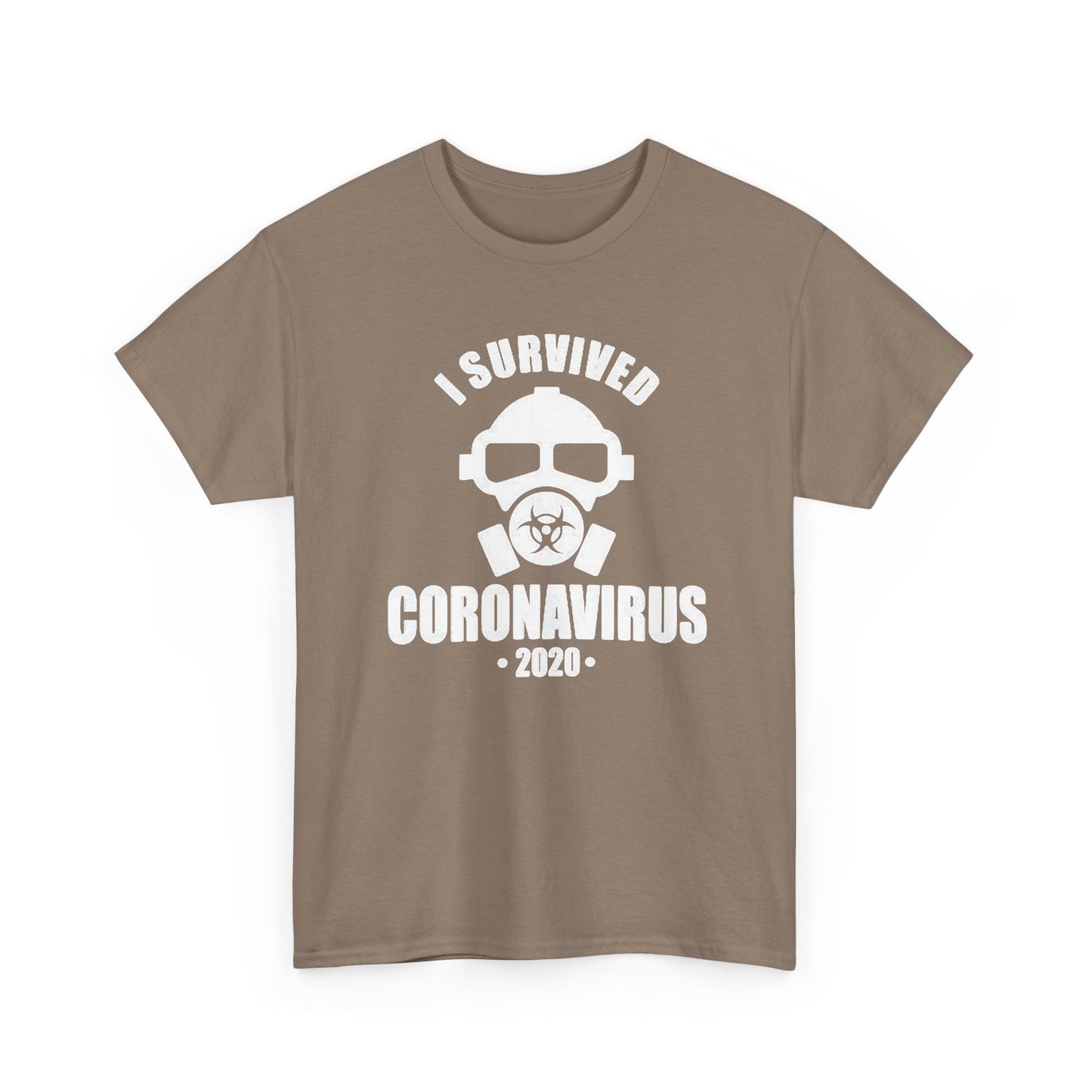 I Survived Coronavirus Funny Graphic T Shirt NEW Adult Regular Sizing Tee
