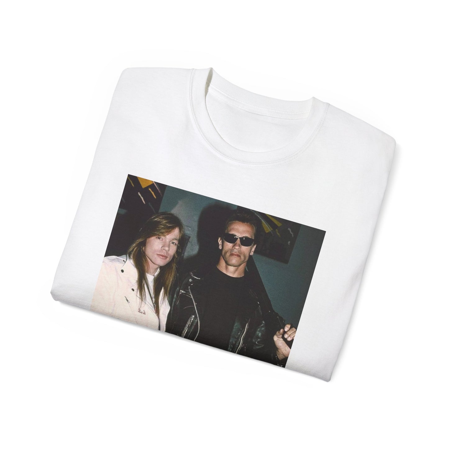 Arnold Schwarzenegger axel rose vintage terminator guns and roses 90s vintage
