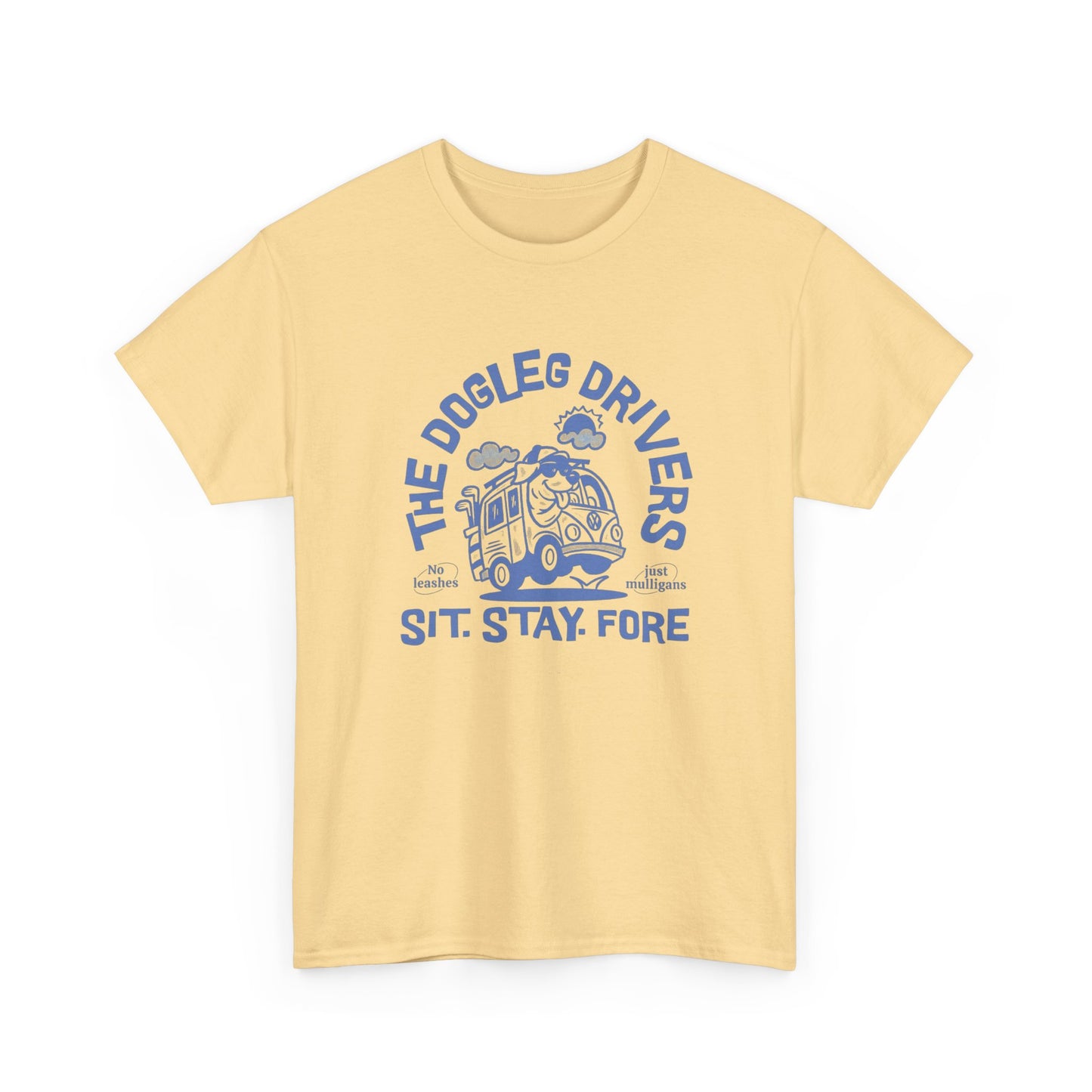 The Dog Leg Drivers Funny Graphic T Shirt NEW Unisex Heavy Cotton Tee