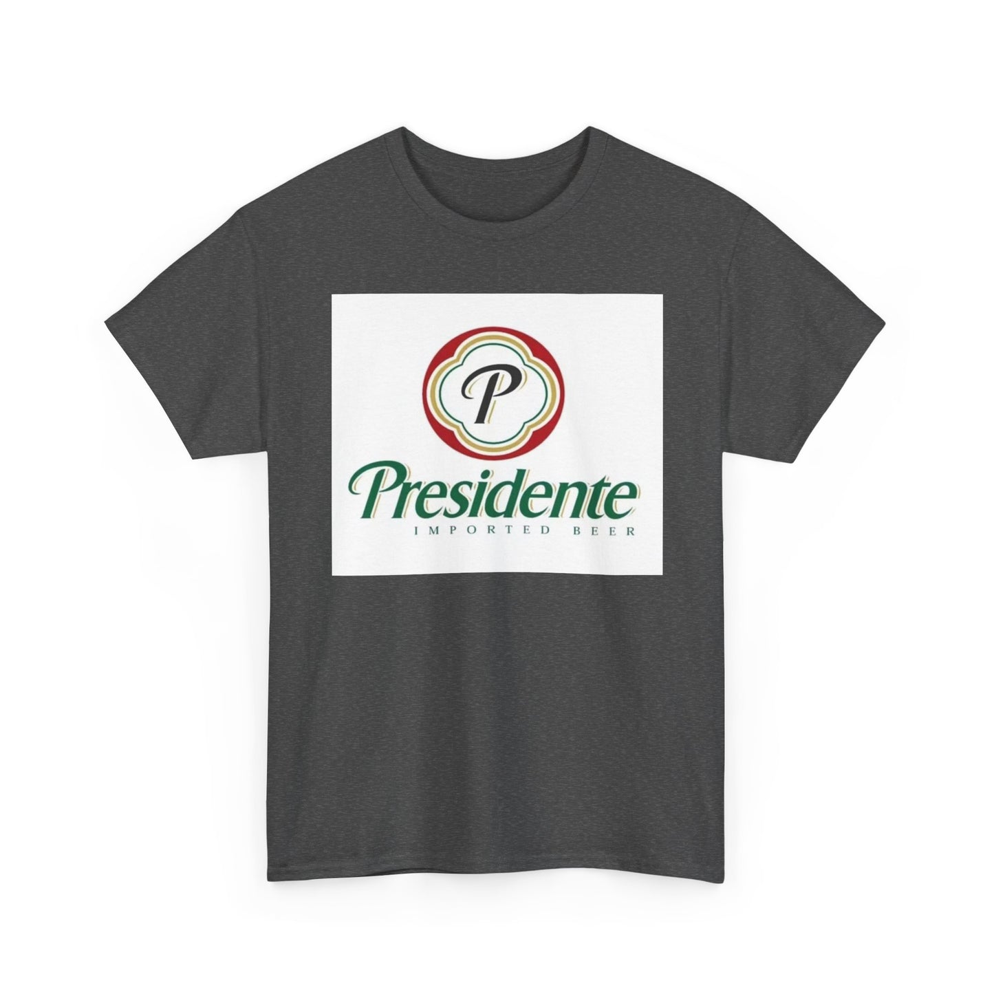Presidente Dominican Beer Logo Shirt Retro Summer Unisex Heavy Cotton Tee