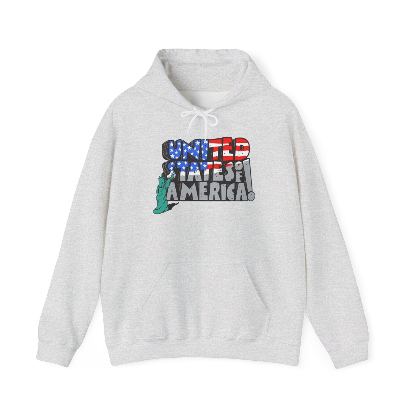 United States Of America Graphic Hoodie Unisex Heavy Blend™ Hooded Sweatshirt