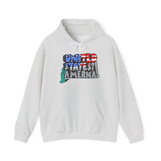 United States Of America Graphic Hoodie Unisex Heavy Blend™ Hooded Sweatshirt