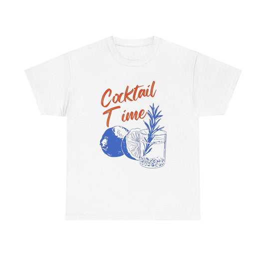 Cocktail Time Graphic T Shirt NEW ADULT