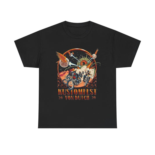 Kustomfest Vintage Motorcycles Graphic T Shirt Unisex Heavy Cotton Tee