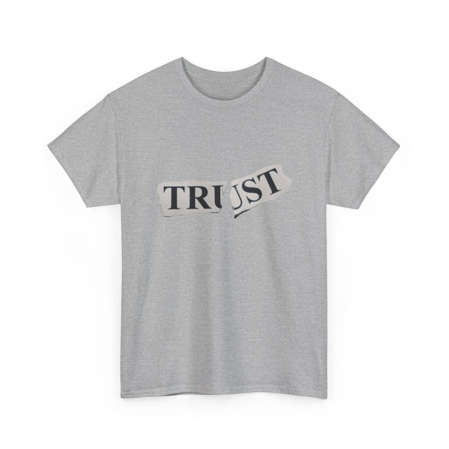 Broken Trust Graphic T Shirt NEW GIFT Unisex Heavy Cotton Tee