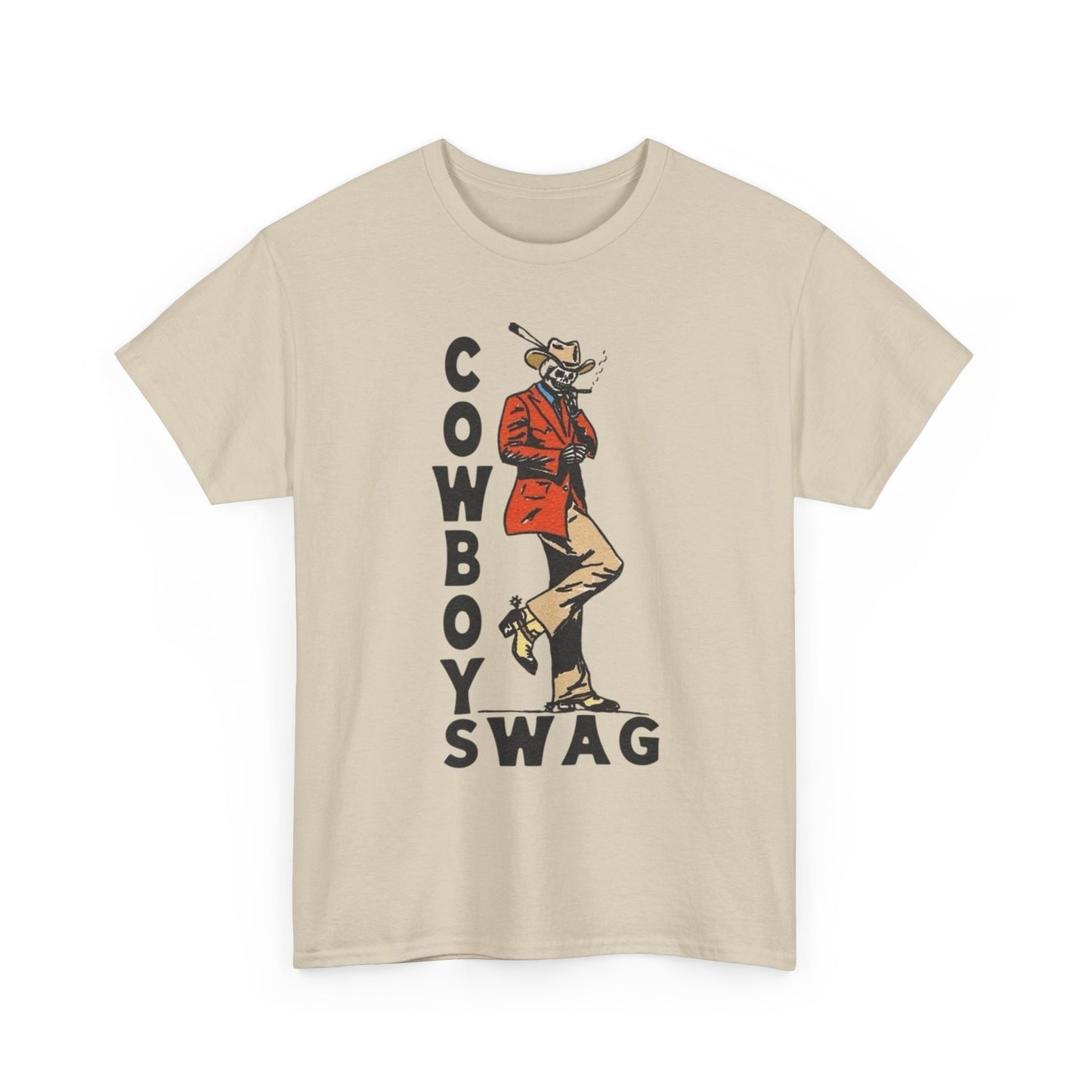 Cowboy Swag Graphic T Shirt Unisex Heavy Cotton Tee