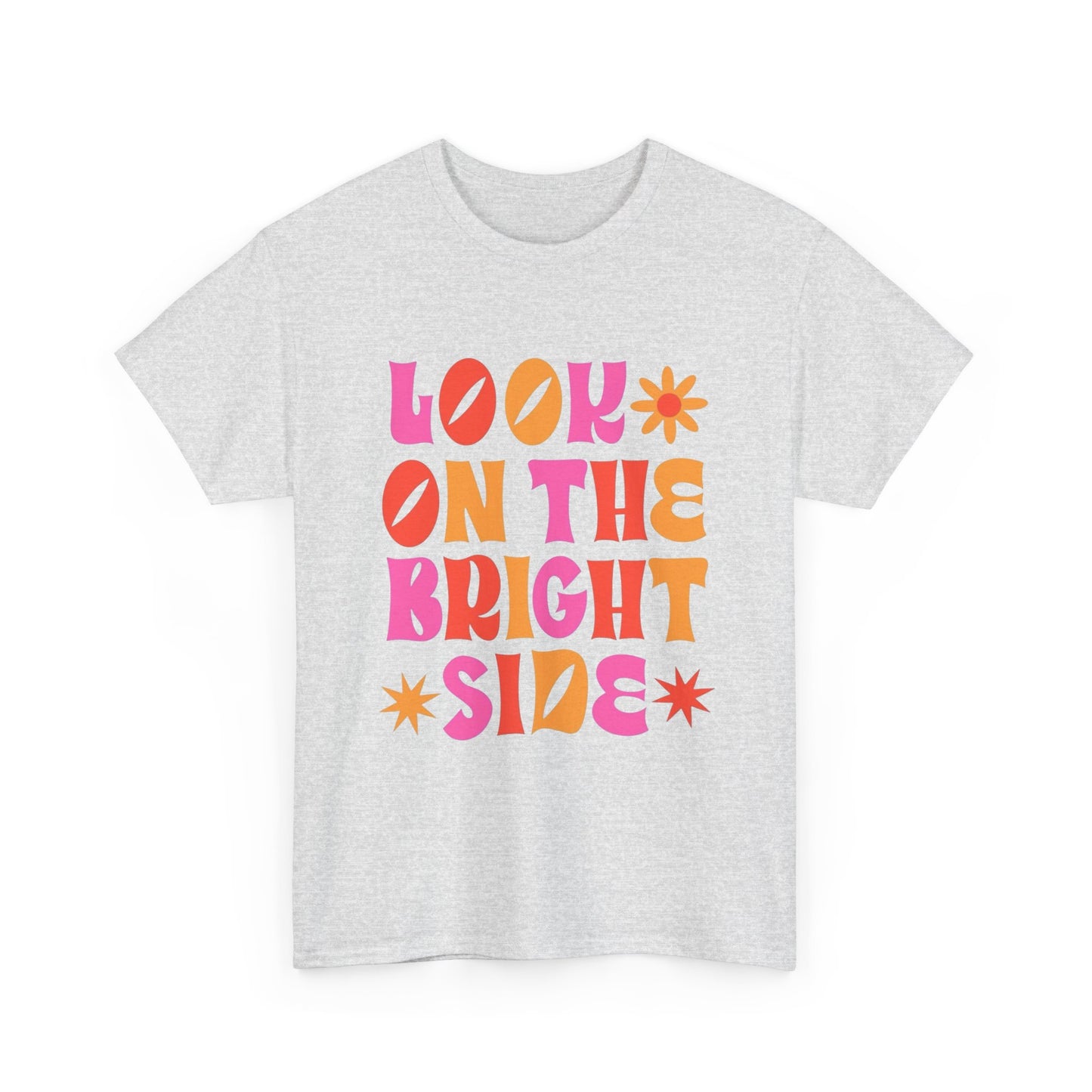Look On The Bright Side Graphic T Shirt Unisex Cotton Tee - New Gift - Tee