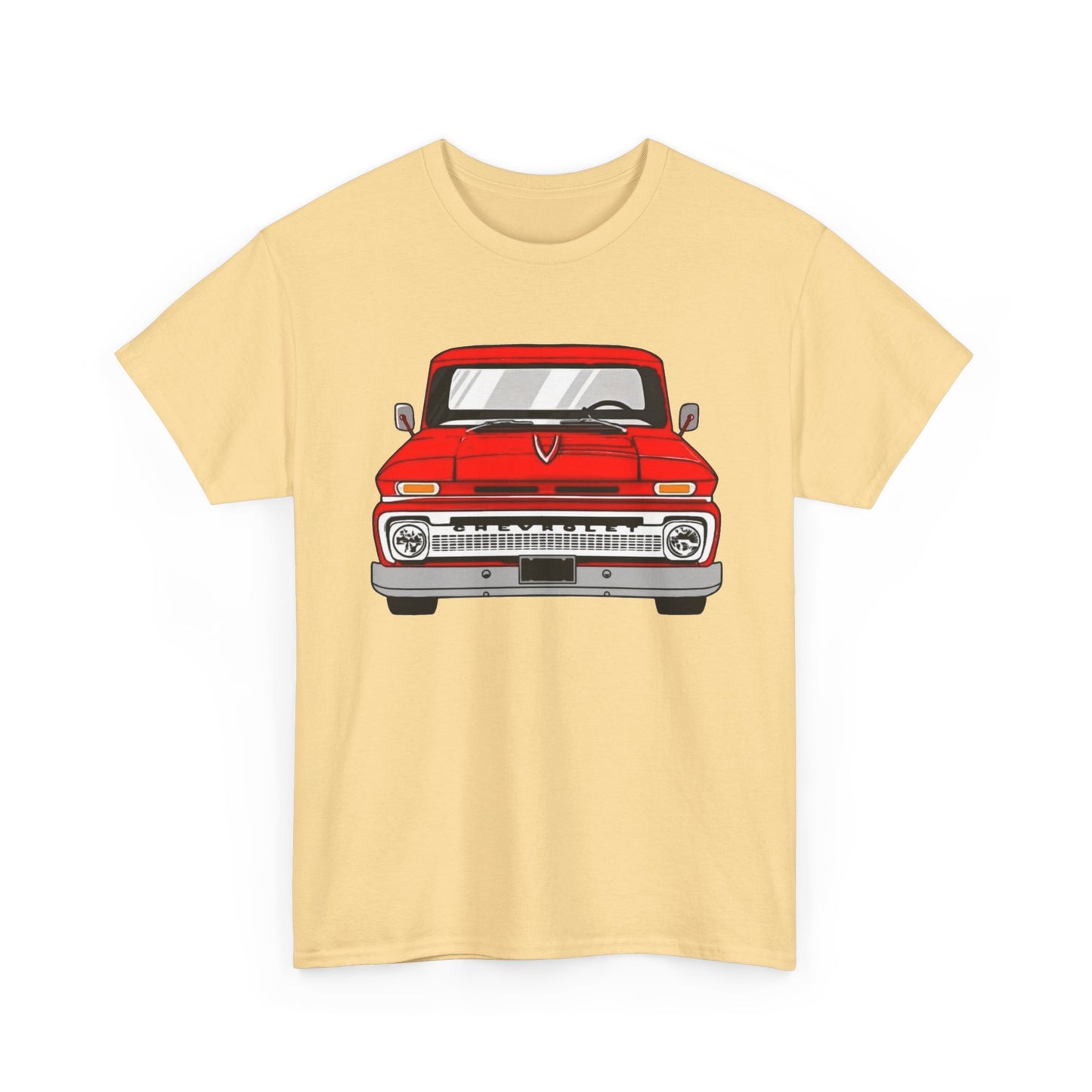 60's Chevy Pickup Retro Graphic T Shirt Unisex Heavy Cotton Tee NEW