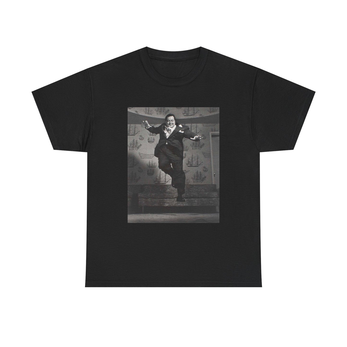 Jackie Gleason T-shirt retro vintage actor aliens trans am Unisex Heavy Cotton