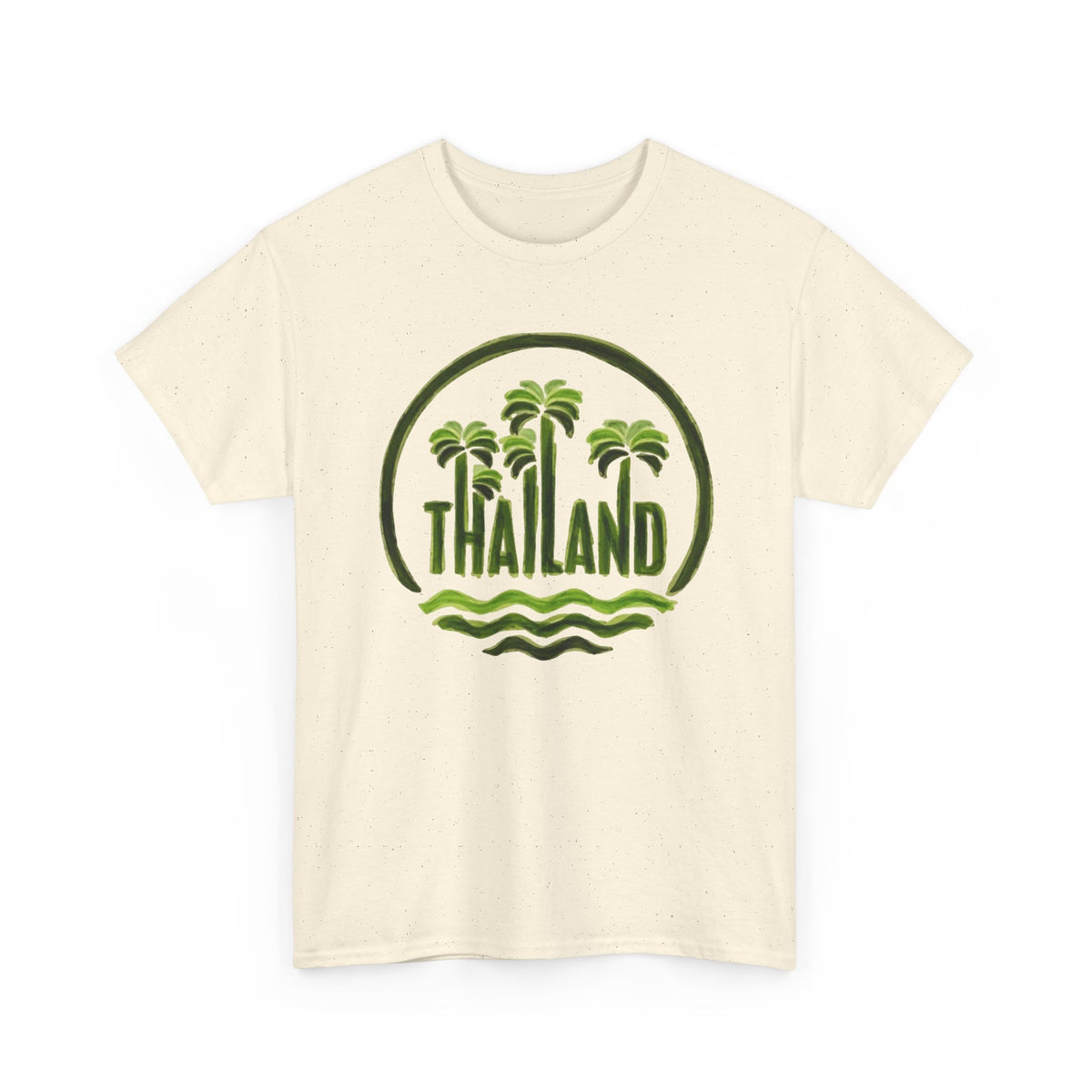 Thailand Palm Tree Wave T-Shirt Men's Graphic Tee
