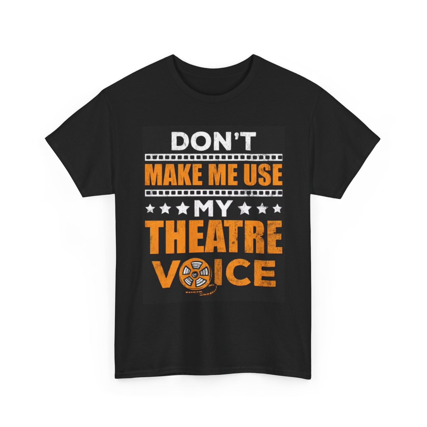 Theater Voice Graphic T Shirt Funny Actor Comic Singer Unisex Heavy Cotton Tee