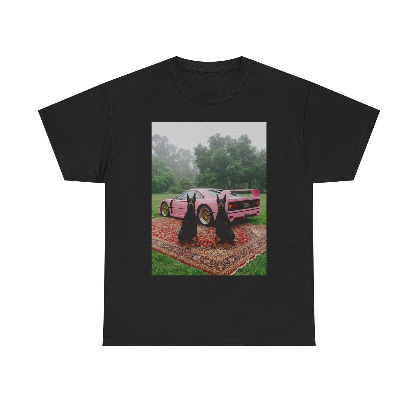 Ferrari f 40 Vintage Graphic T Shirt Men's Heavy Cotton Tee - Quality - Modern True to Size