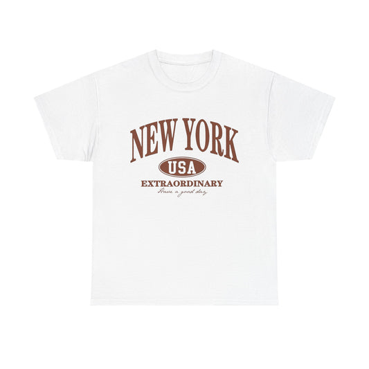 New York USA Graphic T Shirt NEW Unisex Heavy Cotton Tee