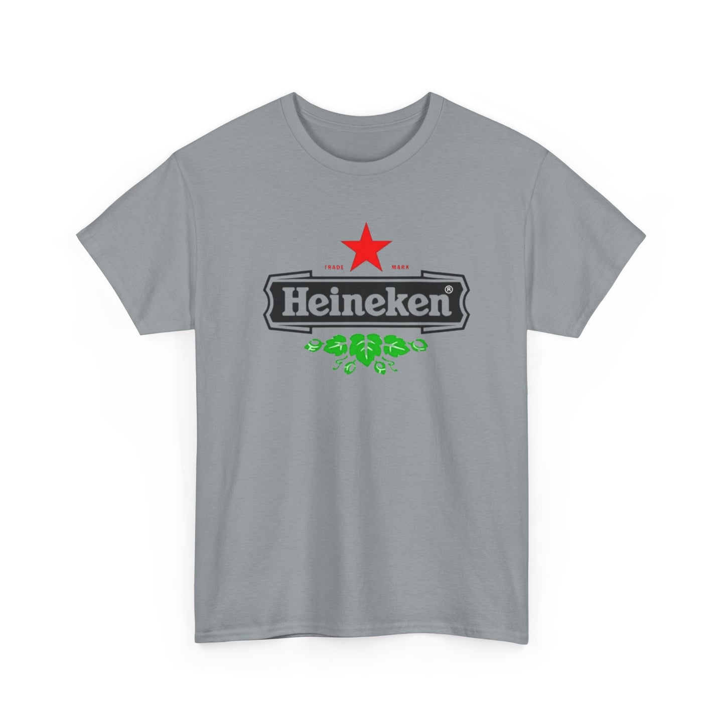 Heineken Graphic T Shirt Vintage Beer Logo Retro Unisex Heavy Cotton Tee