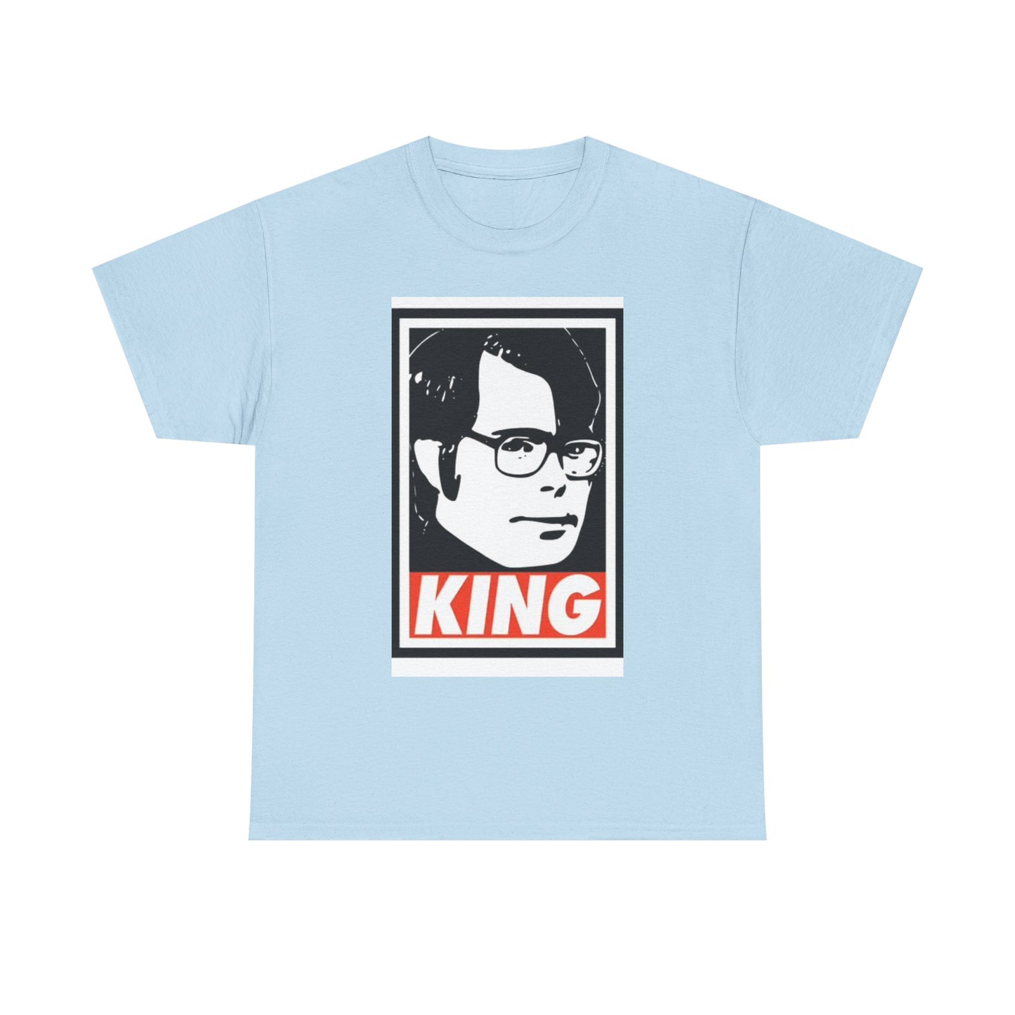 Stephen King Shirt Retro Poster Horror Funny Gift Scary Unisex Heavy Cotton Tee