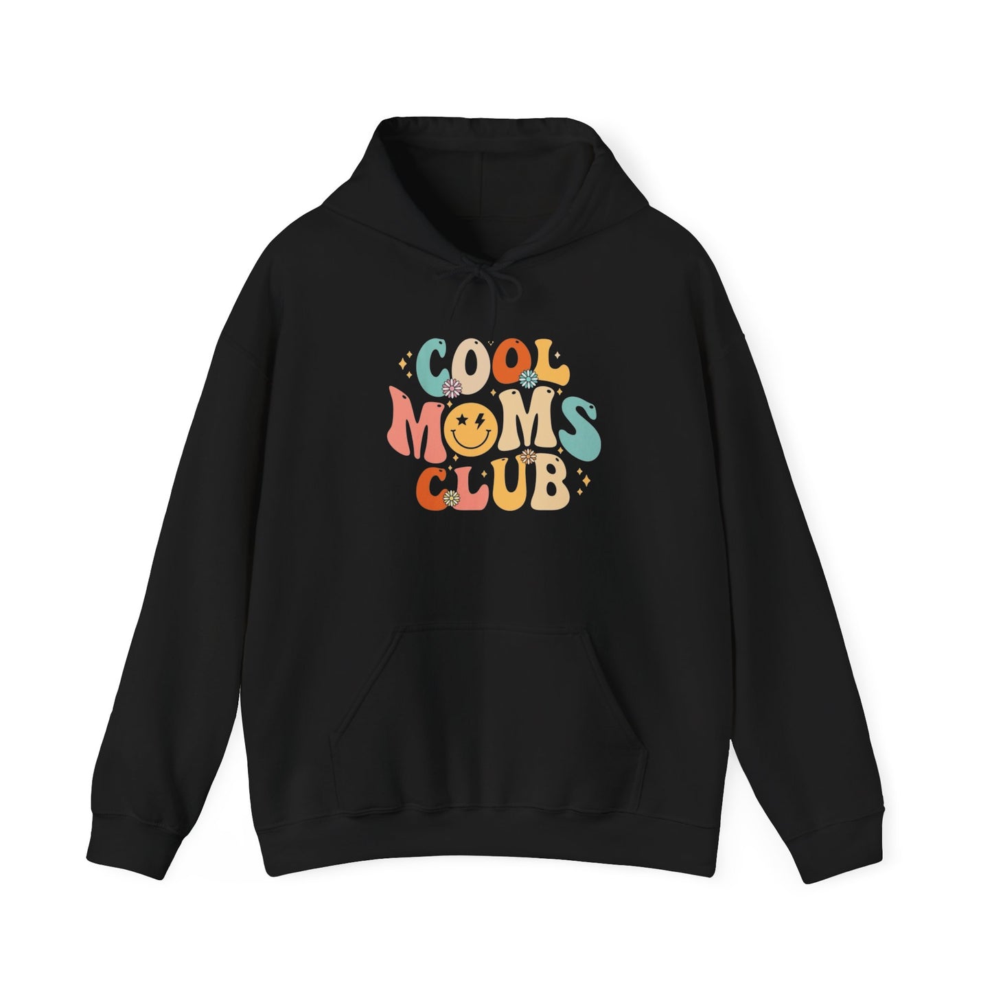 Cool Moms Club Hoodie Retro Unisex Heavy Blend™ Hooded Sweatshirt