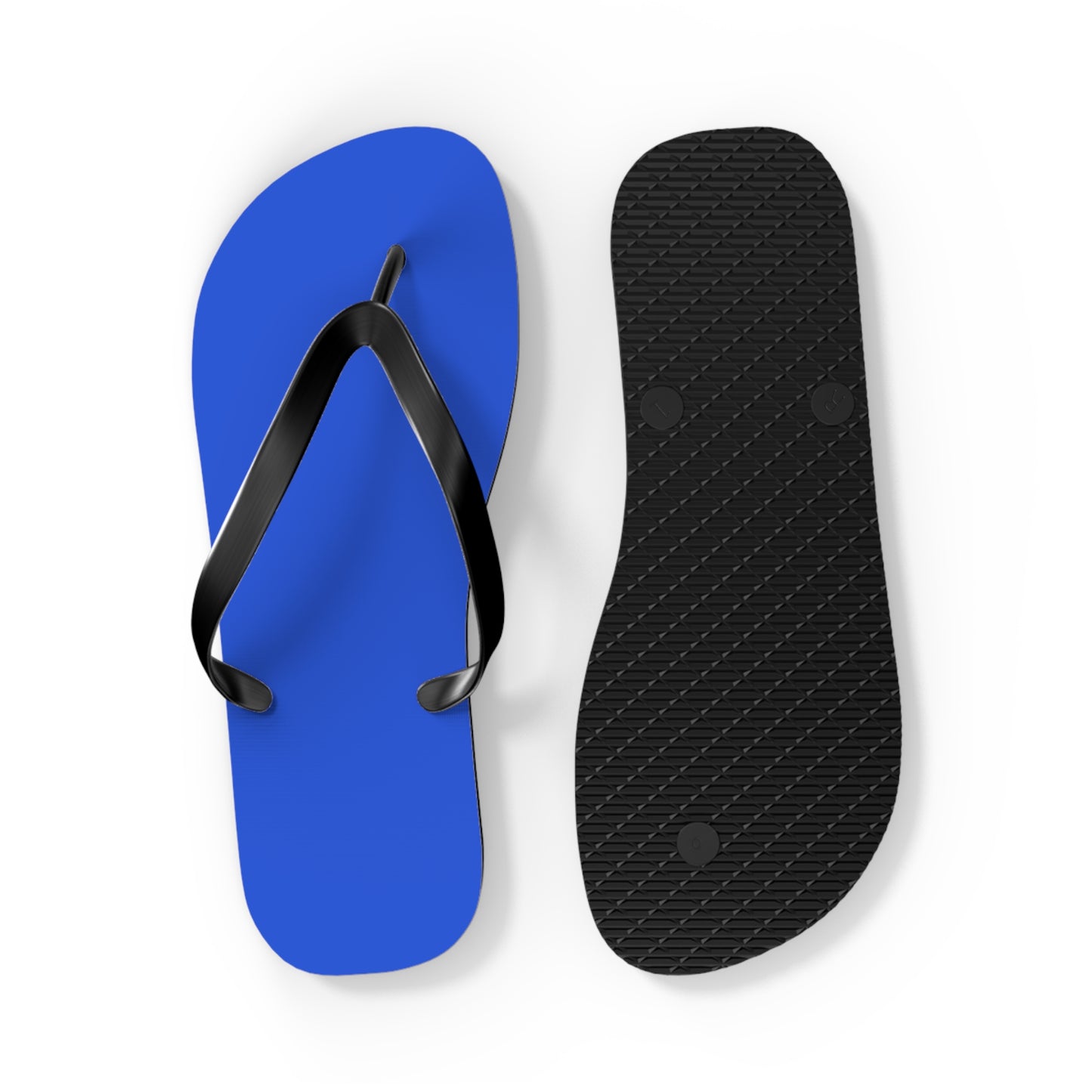 Neon Blue Flip Flops, Sandals Slides, Summer Footwear, Brand New