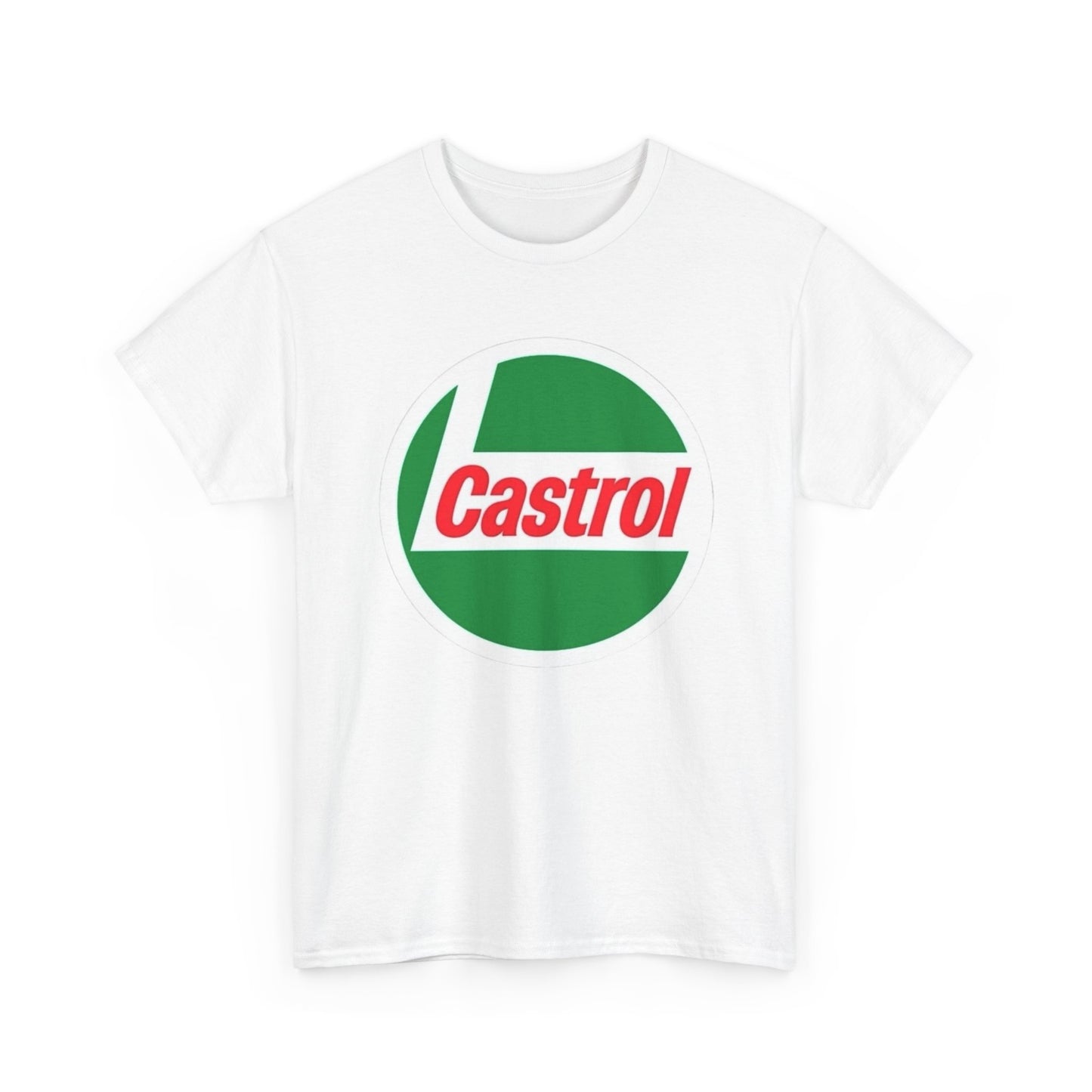 Castrol Oil Retro Graphic T Shirt Unisex Heavy Cotton Tee NEW