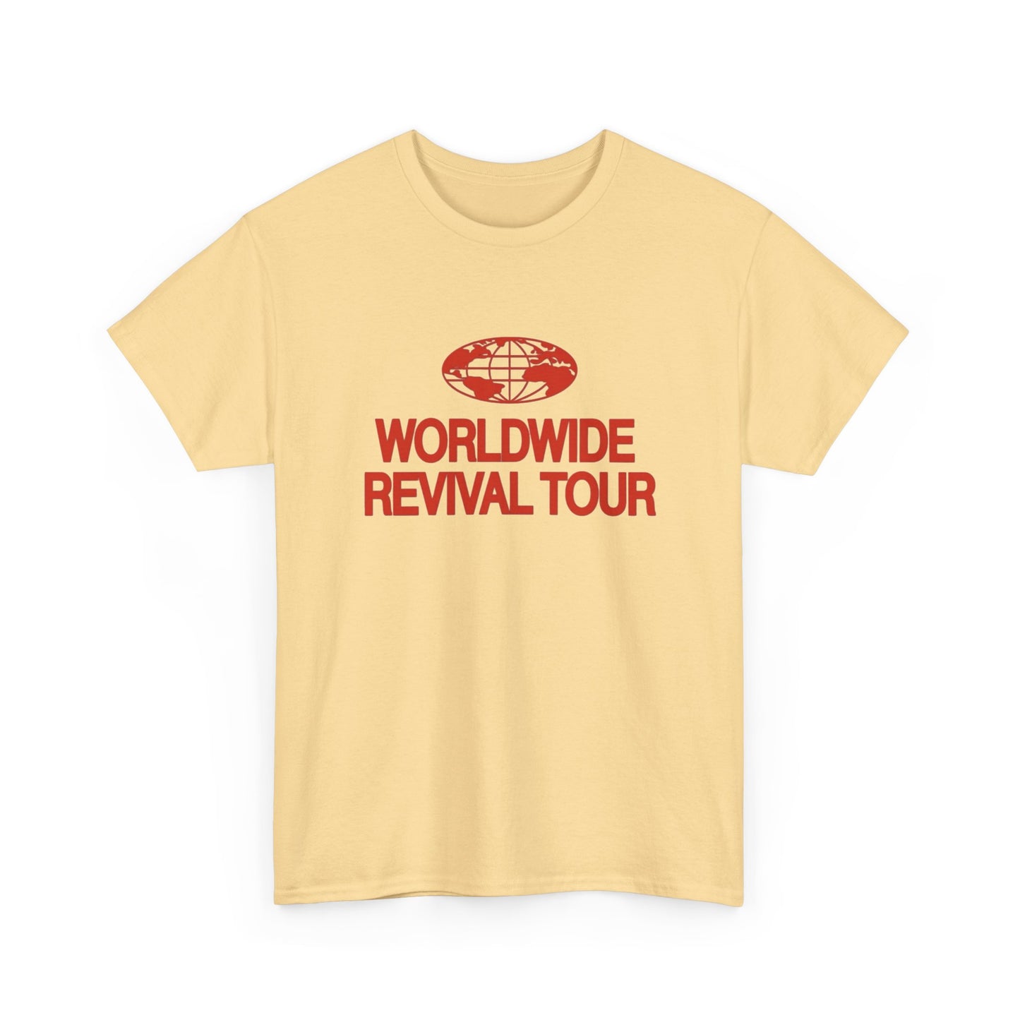 Jesus Worldwide Revival Tour Graphic T Shirt NEW Vintage Unisex Heavy Cotton Tee