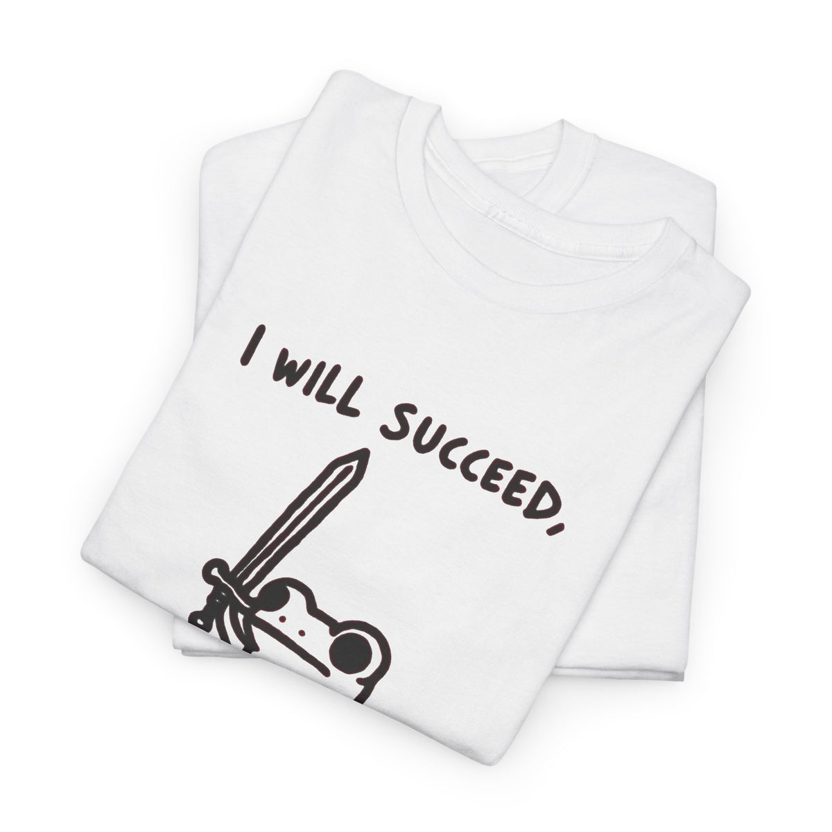 I Will Succeed Because I Am Insane Frog Illustration T-Shirt Men's Graphic Tee