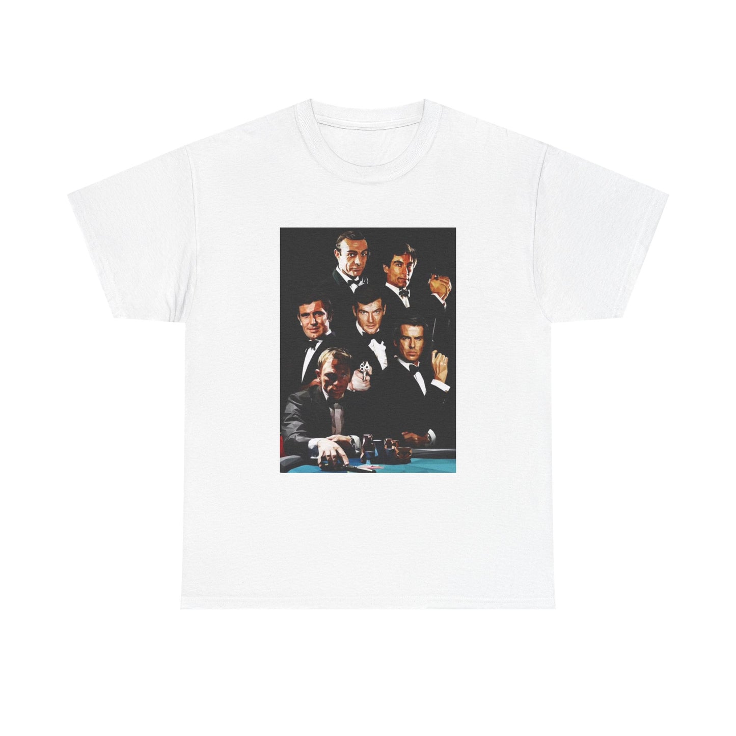 James Bond T-shirt Vintage Bond Collection Merch Unisex Heavy Cotton Tee