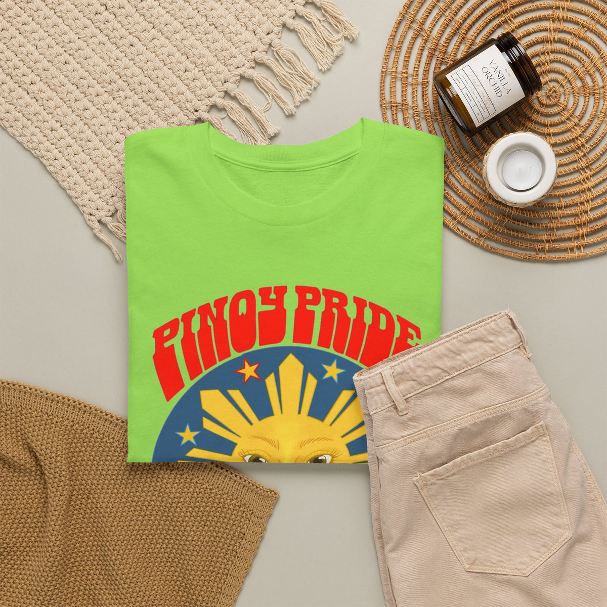 Pinoy Pride Graphic T Shirt Men's Classic Filipino Heavy Cotton Tee