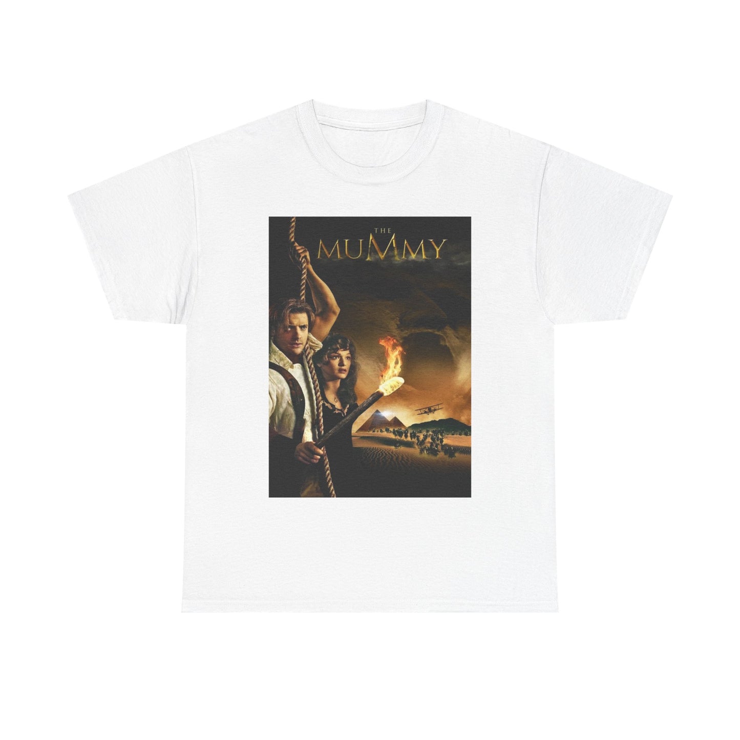 The Mummy Shirt Vintage Movie Poster Retro 90s Unisex Heavy Cotton Tee