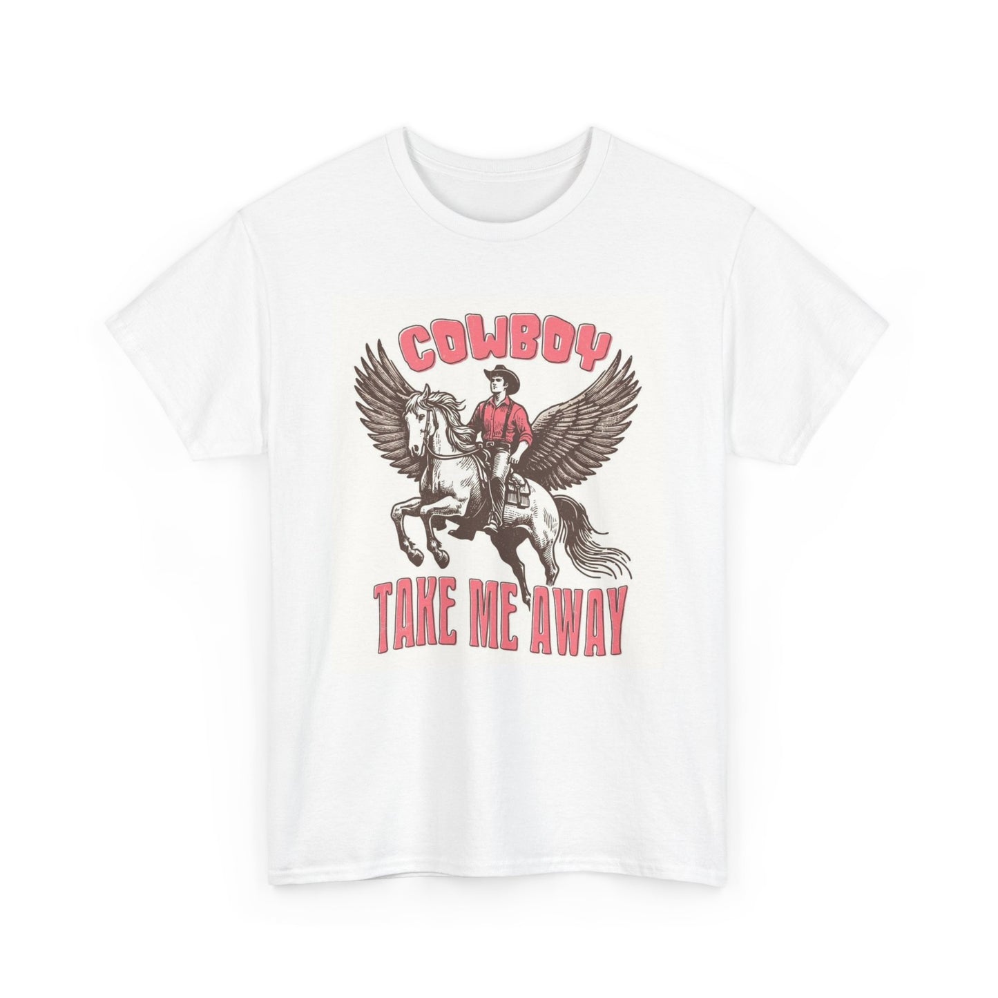 Cowboy Take Me Away Graphic T Shirt Women's BRAND NEW  Cotton Tee