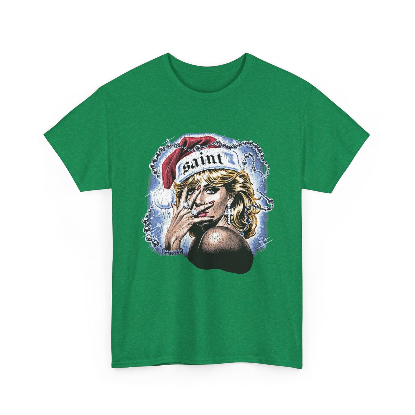 Saint Christmas Vintage Graphic T Shirt NEW Adult Tee