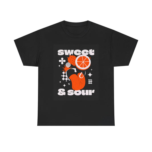 Sweet And Sour Graphic T Shirt Unisex Heavy Cotton Tee