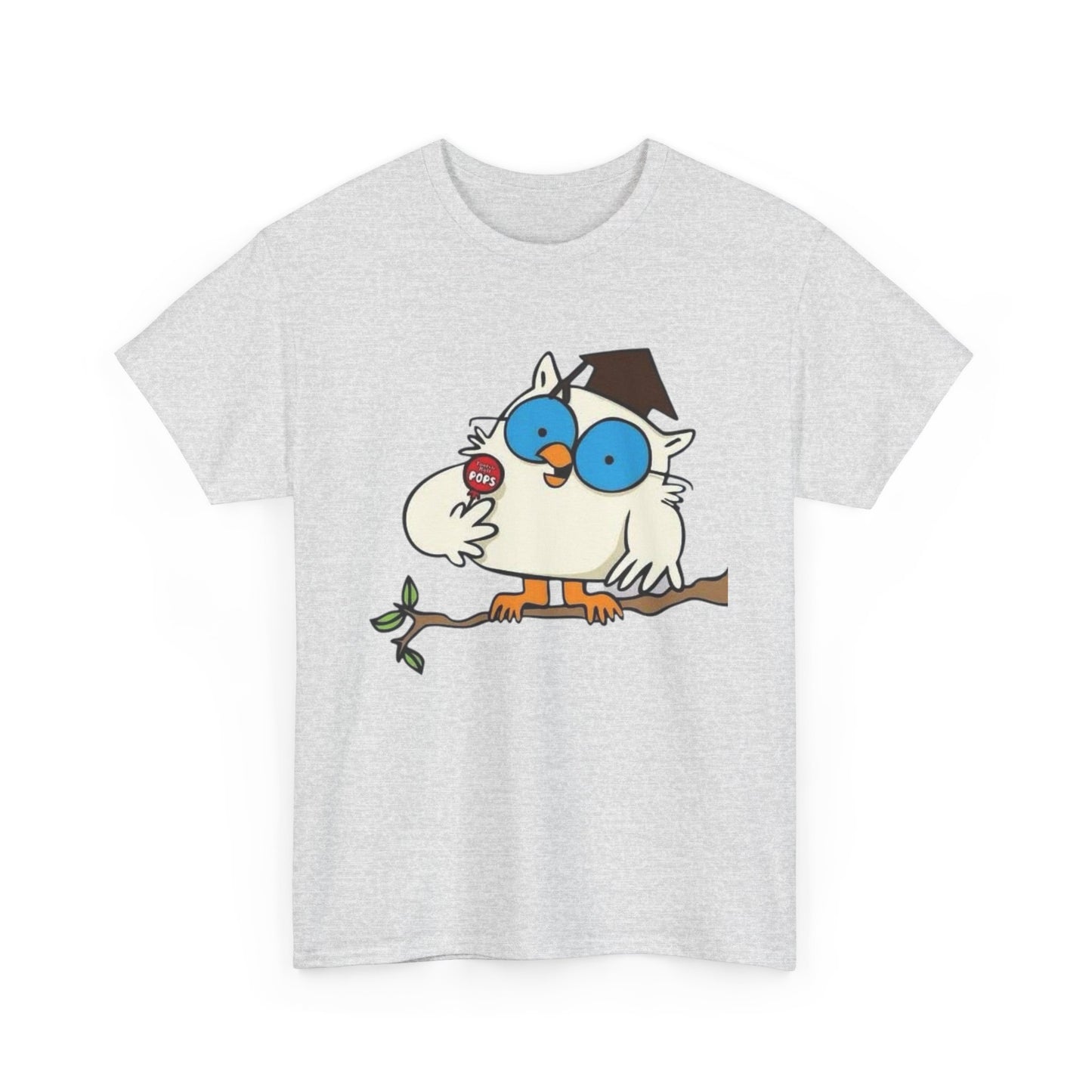 Tootsie Pop Owl Vintage Graphic T Shirt NEW S-5XL Unisex Heavy Cotton Tee