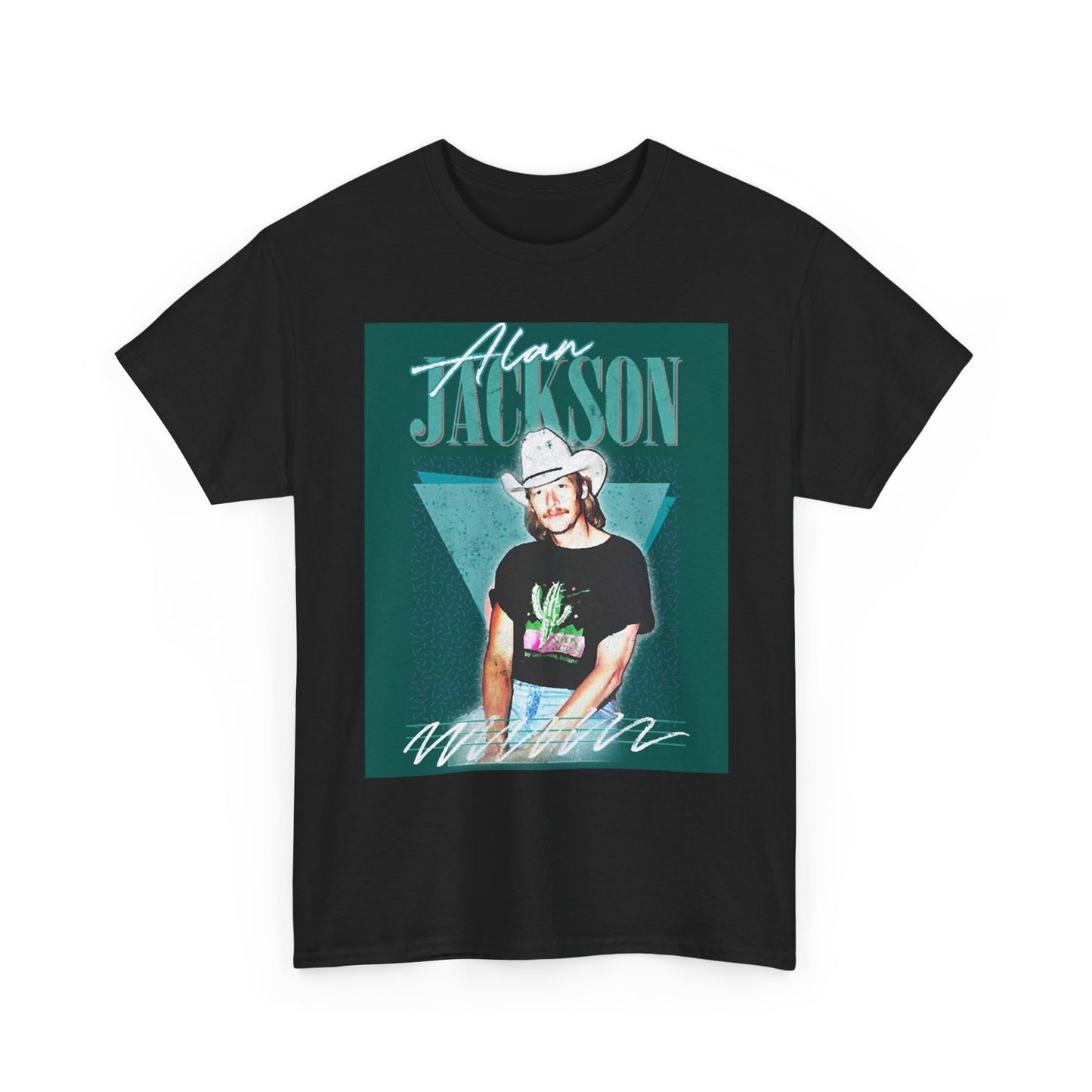 Alan Jackson Graphic T Shirt Vintage Retro Country Unisex Heavy Cotton Tee