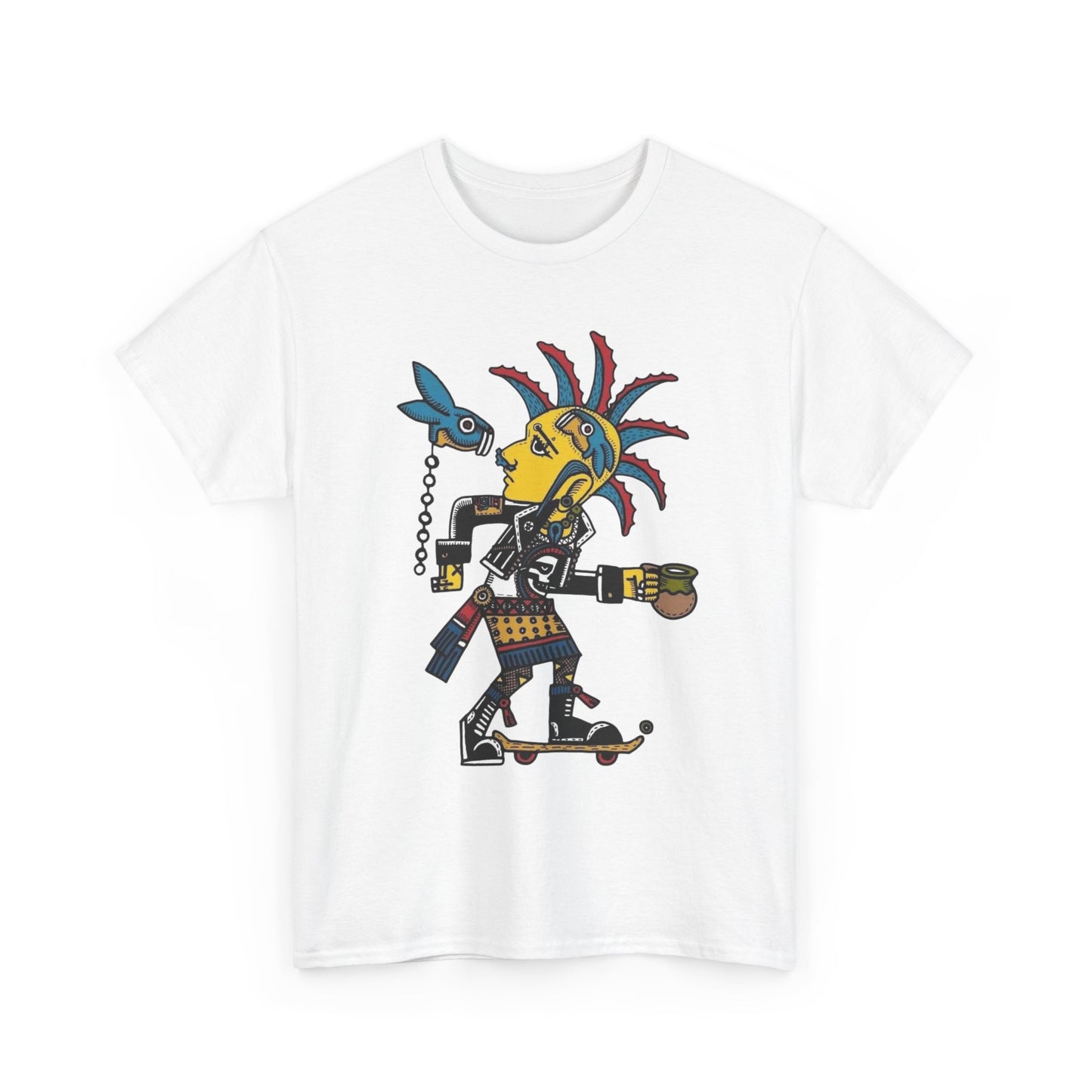 Ancient Skateboarding Graphic T Shirt Unisex Heavy Cotton NEW Tee