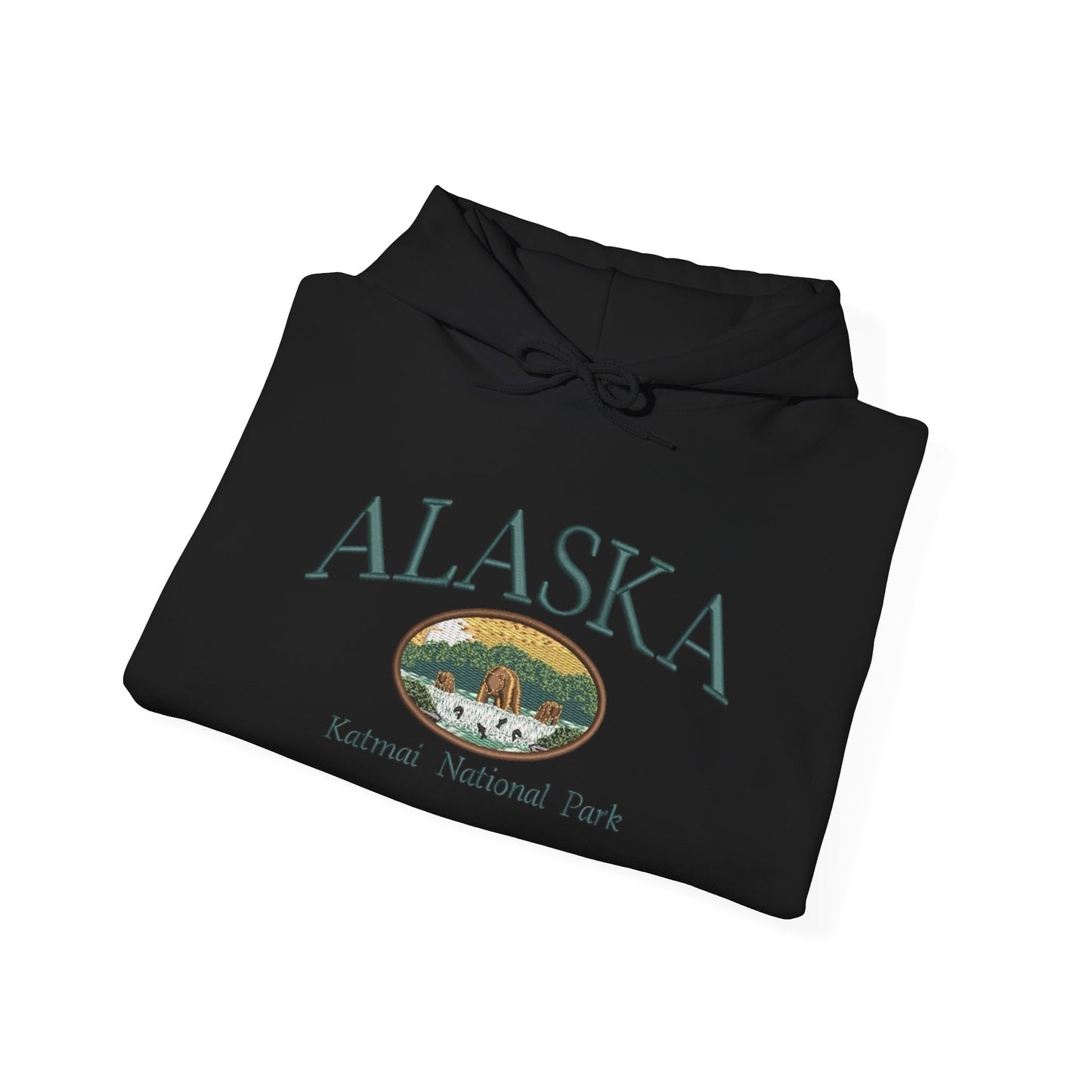Alaska National Parks Graphic Hoodie Heavy Blend Sweatshirt NEW