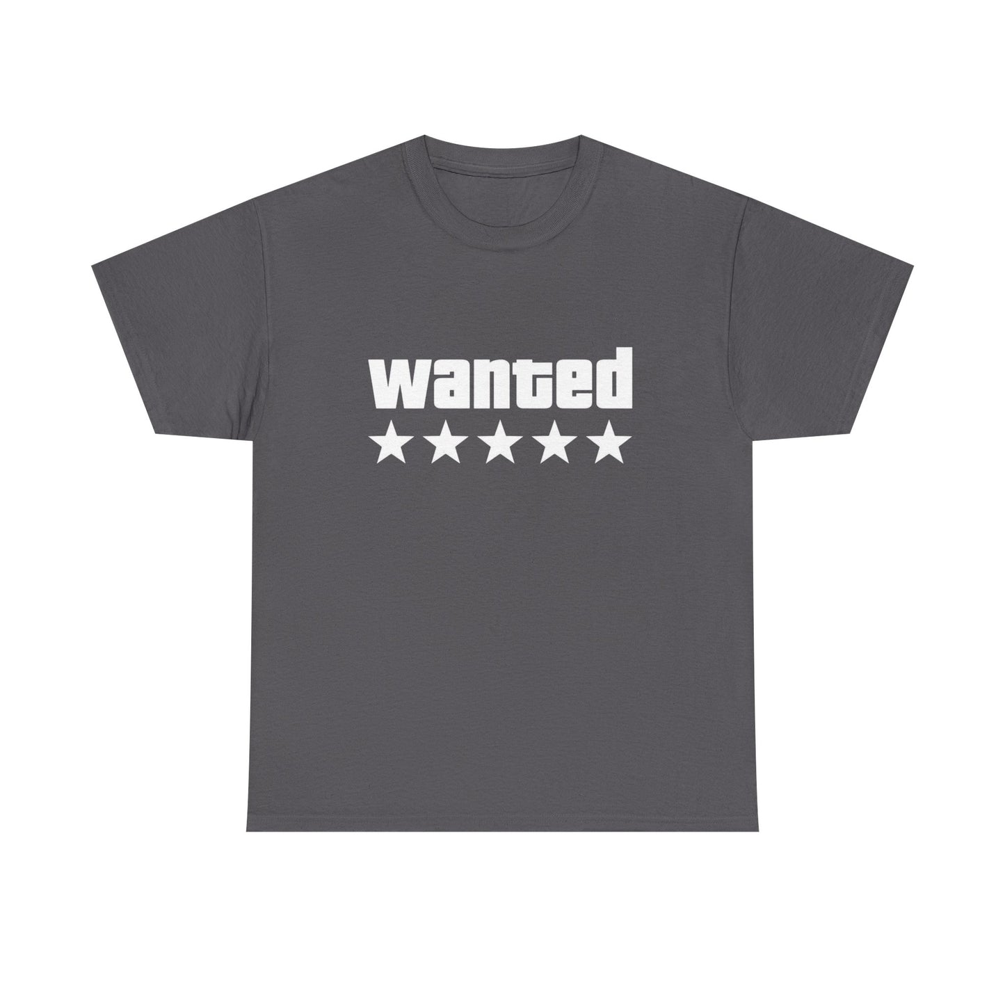 Wanted Five Stars GTA Graphic T Shirt NEW ADULT