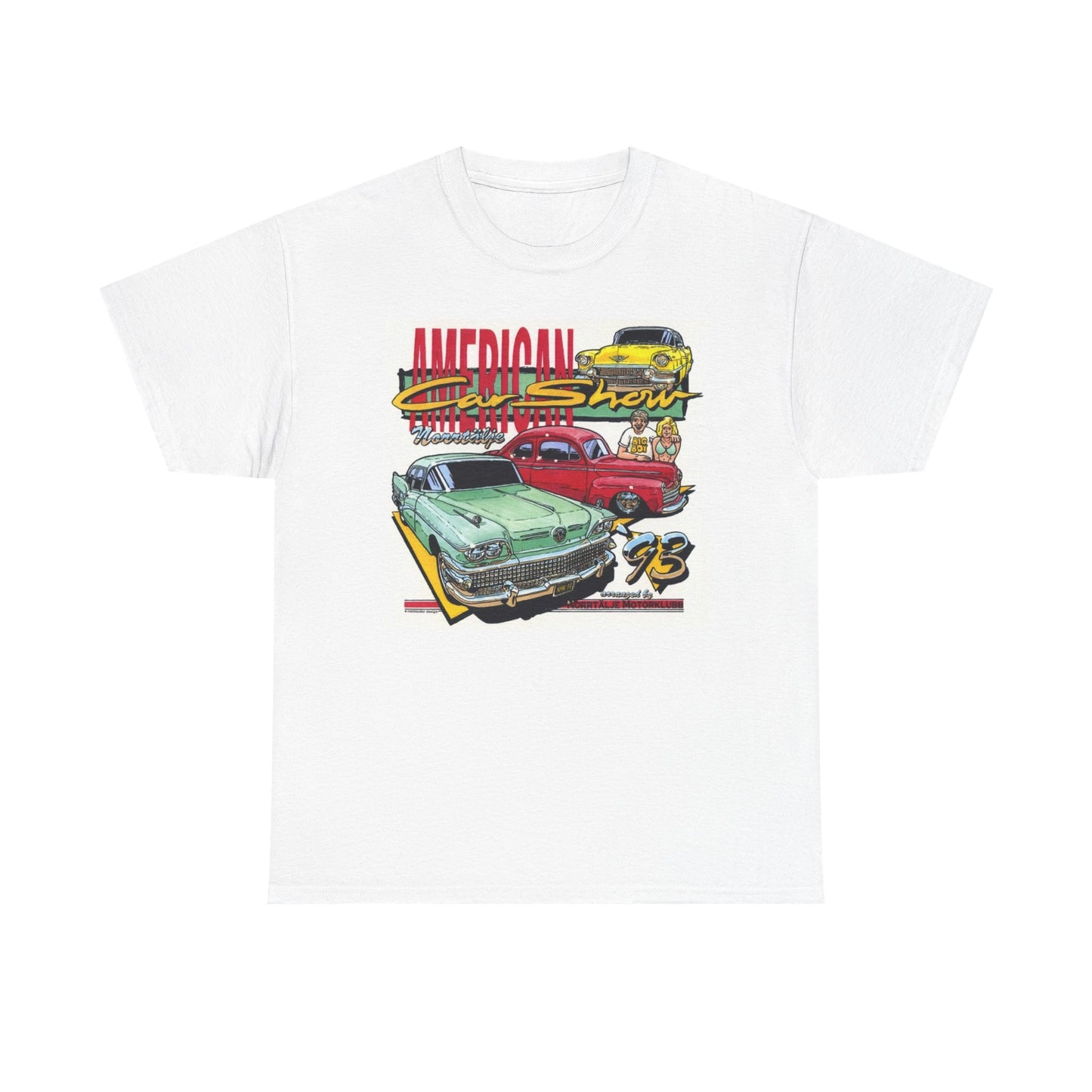 Retro Car Show Tee, Muscle Car Cruise Ins, Unisex T-Shirt for Car Enthusiasts 3
