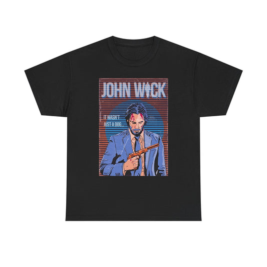 John Wick Graphic T Shirt Retro Movie Poster Unisex Heavy Cotton Tee